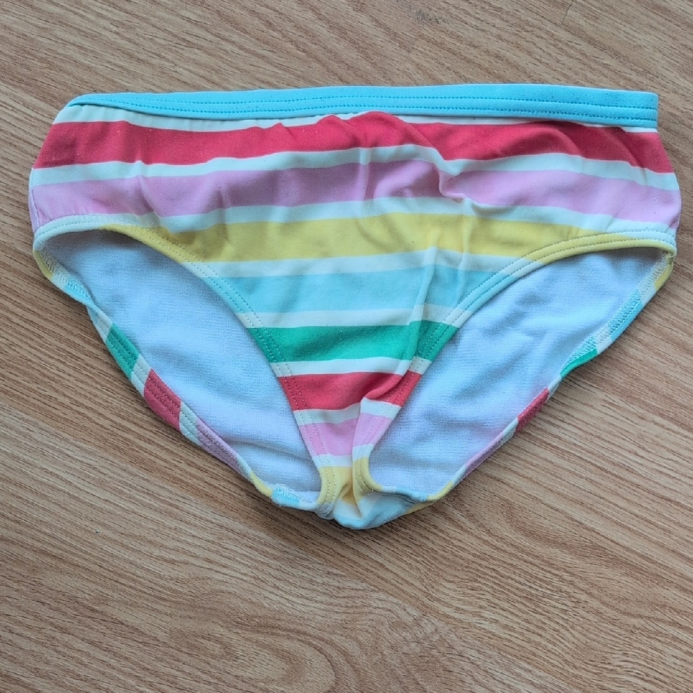 Boden Multicolor Striped Kids Bikini Bottom